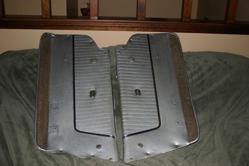 Corvette c2 1963-1964 convertible survivor door panels silver left & right