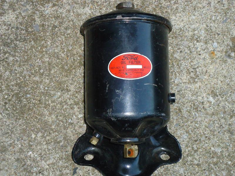 Flathead ford oil filter canister rat rod old skool