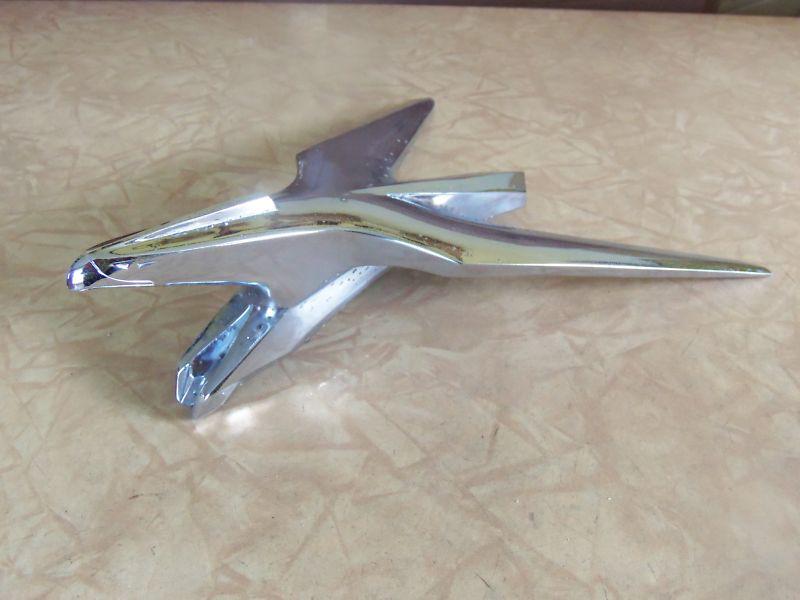 1955 chrysler new yorker hood ornament emblem trim bird