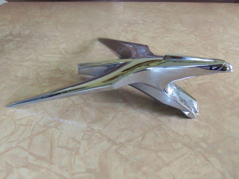 1955 Chrysler New Yorker HOOD ORNAMENT Emblem Trim Bird, US $199.95, image 2
