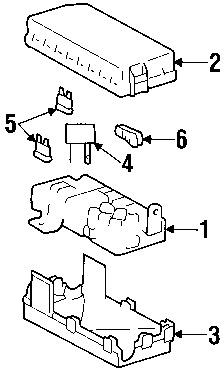 Toyota 9008082022 genuine oem factory original mini fuse