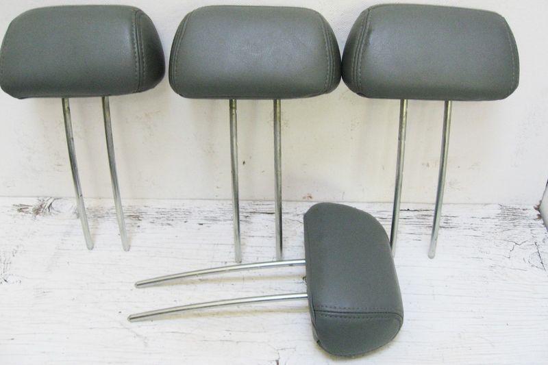 Purchase Set 4 Honda Pilot HEADRESTS Gray Leather 2nd 3rd Row 03 04 05