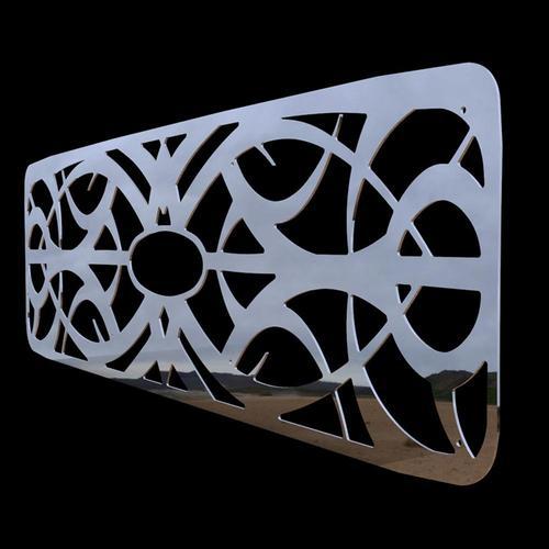 Ford Superduty 99-04 Tribal Polished Stainless Truck Grill Insert Add-On Trim, US $104.95, image 3