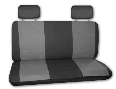 Xtreme Faux Leather Grey Black Car Seat Covers Set and Grey Tattoo Floor Mats #C, US $51.41, image 3