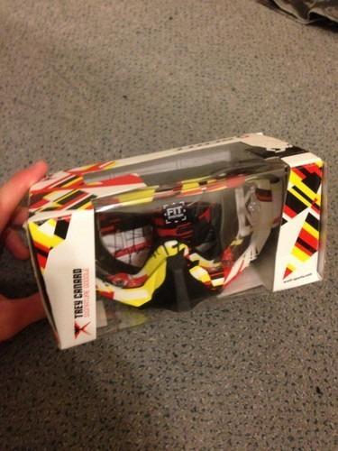 Autographed trey canard scott hustle goggles