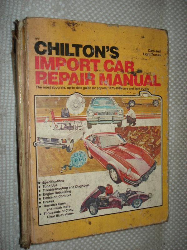 1973-1979 import service manual shop book bmw lexus vw mercedes honda nissan 