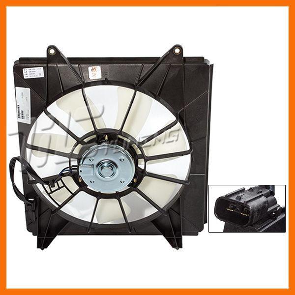 2008-2010 accord 2.4l tsx right condenser fan assemby for denso type blade motor