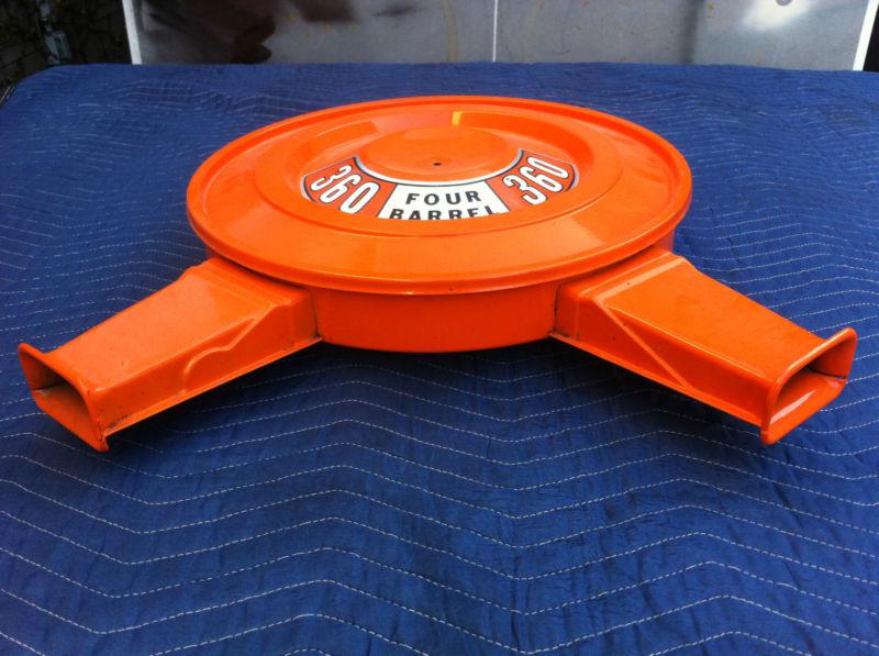 Purchase Mopar Dual Snorkel Air Cleaner Powder Coated 340 360 383 440