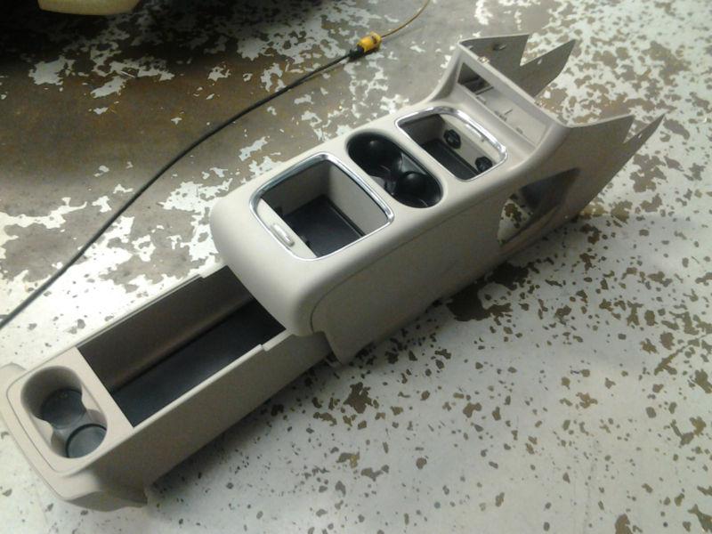 2010-2013 dodge caravan chrysler tandc slate center console van  cup holder