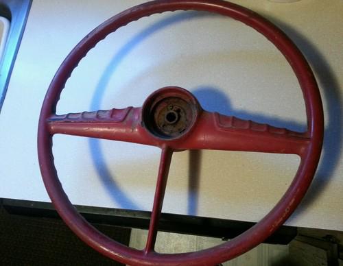 55-57 chevy pickup steering wheel, hot rod ratrod patina 