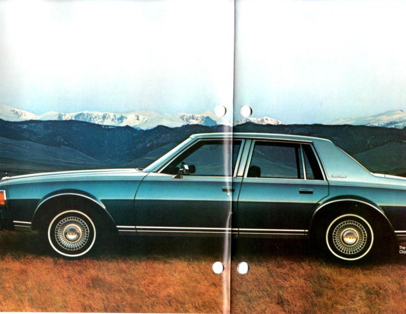 1977 chevrolet caprice classic impala 77 original dealer brochure 24 pages