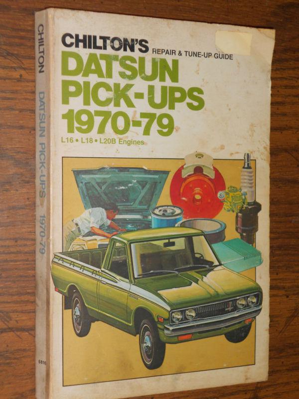 1970-1979 nissan datsun truck shop manual / 71 72 73 74 75 76 77 78++ book