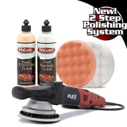 Adam's basic flex foam pad machine polisher kit 