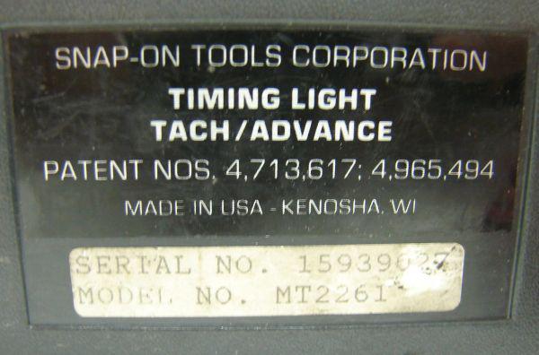 Snap-On Tach/Adv Timing Light MT2261 , US $54.99, image 3