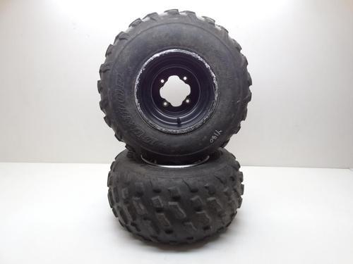 2008 yamaha raptor 350  20x10x9" dunlop rear tires and rims