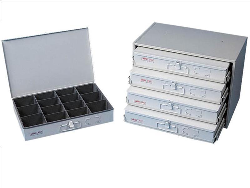 Weather Guard 8930-3 White Parts Box w/ Adjustable Dividers, 3