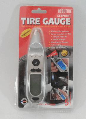 Accutire MS-4350B Programmable Digital Tire Gauge With LED Flashlight , US $12.95, image 2