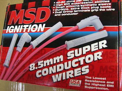 New msd 32819 ls1 ls2 ls3 ls6 ls7 spark plug wires 8.5
