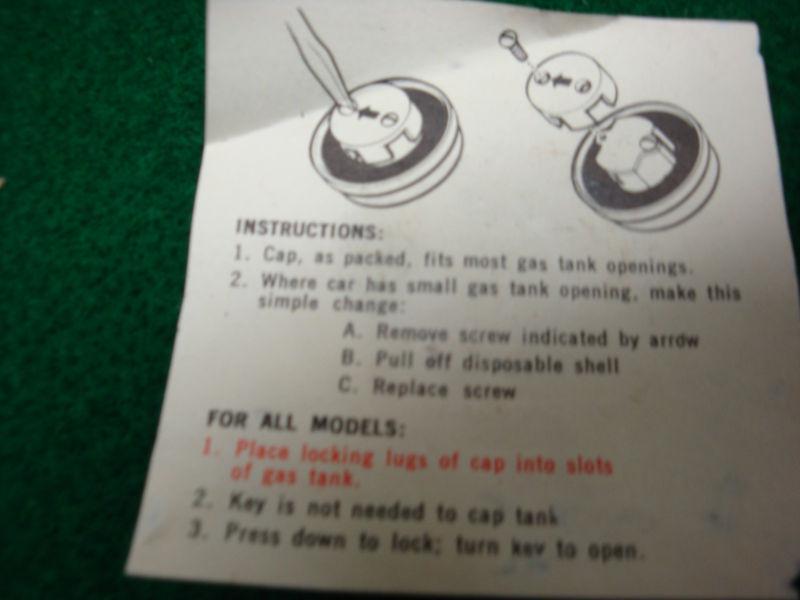 Vintage Locking Gas Cap, US $4.99, image 5