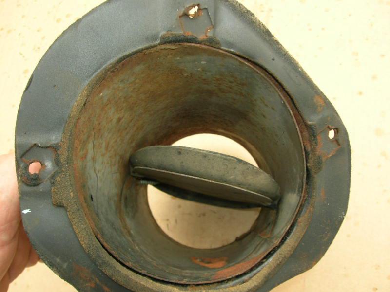 1959 Edsel Ranger driver side under-dash fresh air vent tube w/good flapper., US $40.00, image 3