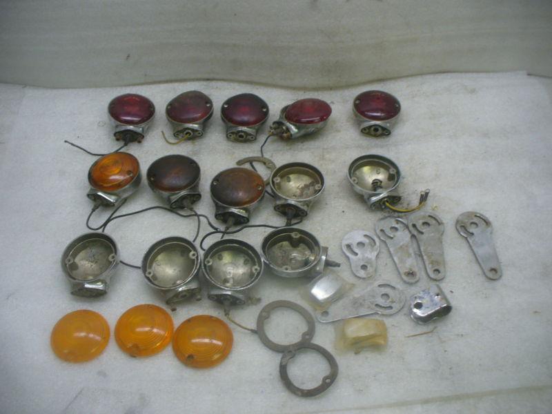 Harley 60's duo glide flh misc. guide turn signal lot for parts.