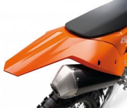 New ktm rear fender orange 125/250/300/450/530 exc & more 2008-10 7800801300004