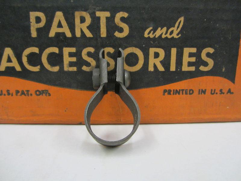 Harley knucklehead ul spark advance  control cable clamp