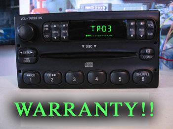 Ford cd disc player stereo radio f150 ranger crown vic 98 99 00 01 02 03 04 05