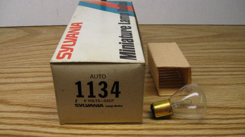 New sylvania 6 volt light bulb 1134 (10 pack)