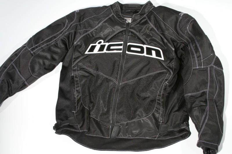 Icon contra - textile jacket - black