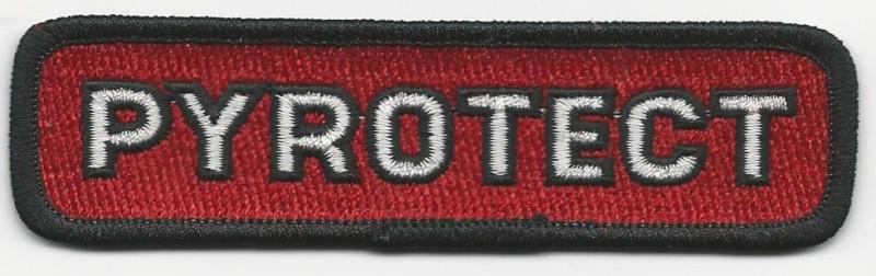 Pyrotect racing patch 4-3/4 inches long size new 
