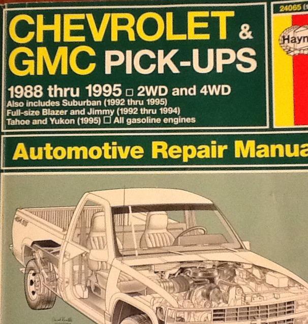 Haynes Chevrolet GMC Pickups 1988 - 1995 2WD 4WD Truck Auto Repair Book Manual, US $13.74, image 3