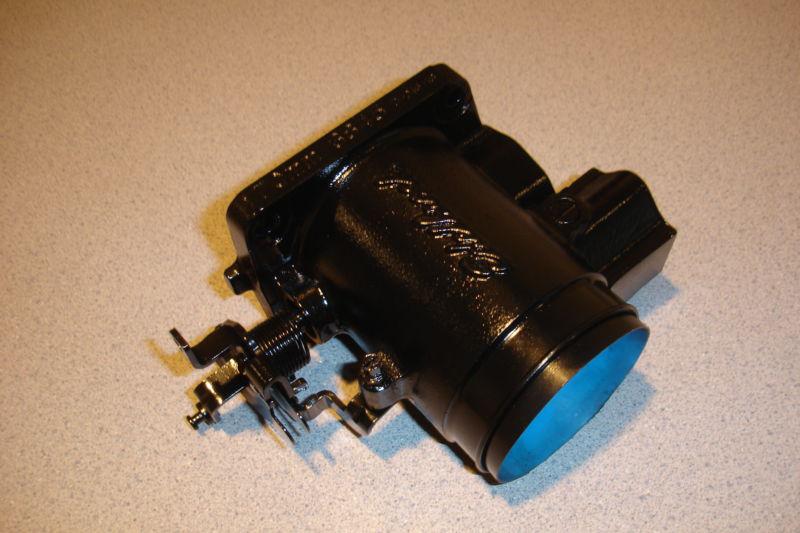 94 95 ford mustang gt cobra edelbrock throttle body 302 5.0l 3845 70 mm 70mm 