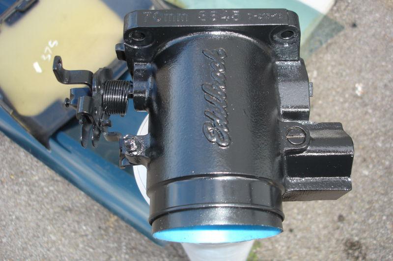 94 95 FORD MUSTANG GT COBRA EDELBROCK THROTTLE BODY 302 5.0L 3845 70 MM 70MM , US $169.95, image 3