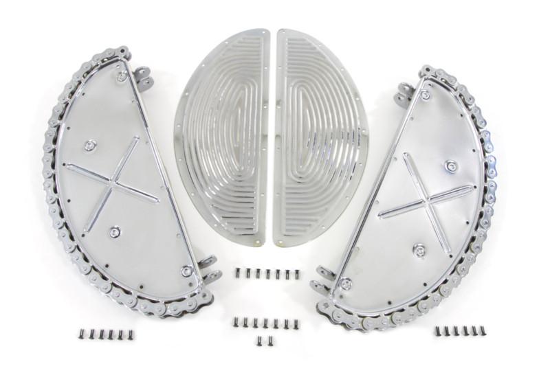 Flathead driver footboard kit chain style panhead knucklehead harley