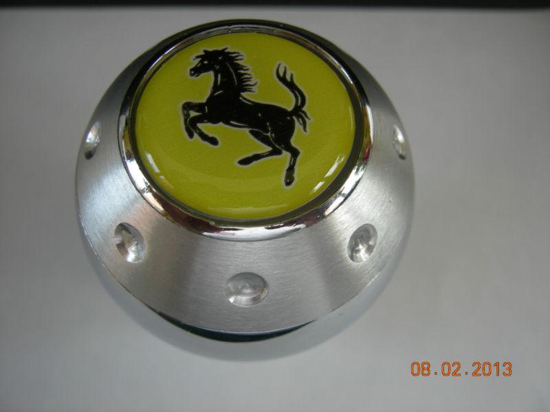 Purchase FERRARI ALUMINUM GEAR SHIFT KNOB YELLOW in Williamsport