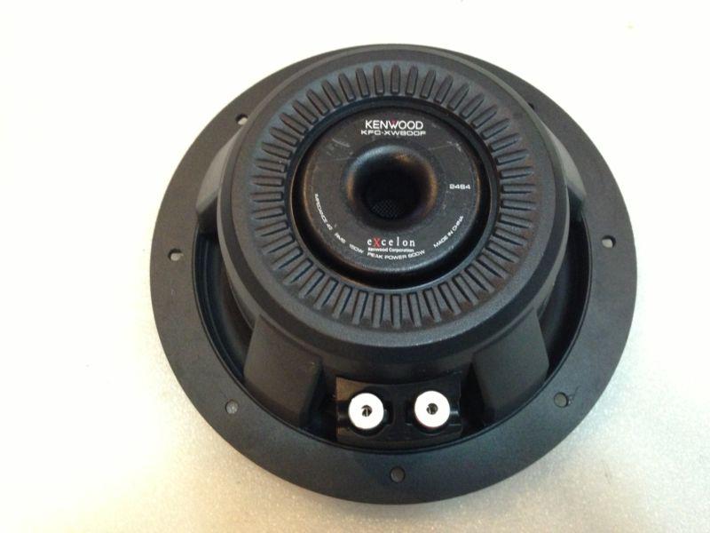 Kenwood excelon kfc-xw800f 8" shallow-mount subwoofer speaker 150w 4ohm