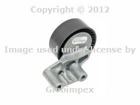 Bmw e65 e66 deflection pulley w/mounting bracket for water pump/alternator belt