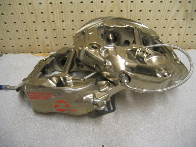  pfc brembo performance friction zr49 plated monoblock front  calipers 
