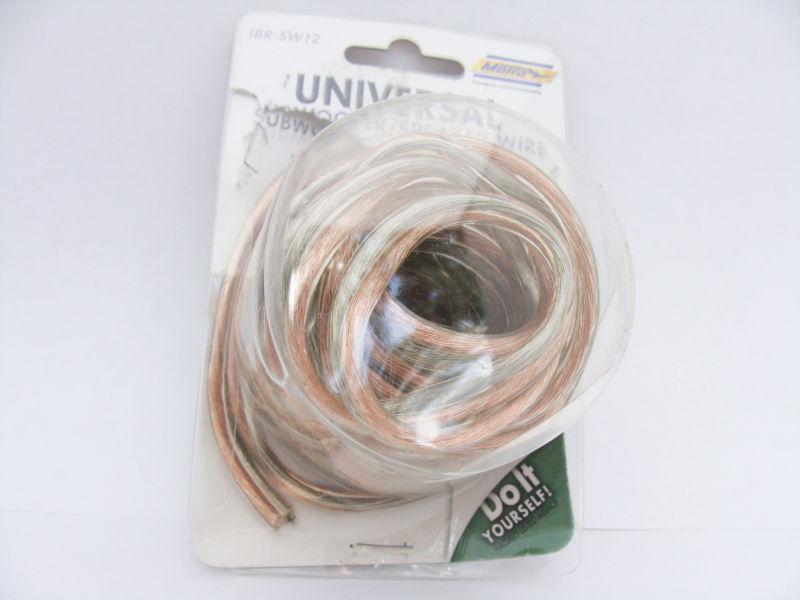Metra ibr-sw12 subwoofer speaker wire 12ft 
