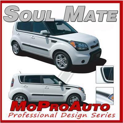Kia soul mate vinyl graphics stripes decals 2012 3m pro vinyl 597 by moproauto