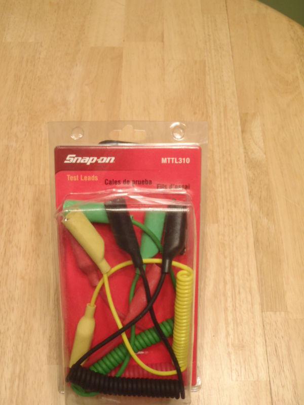 Snap on mttl310 4 piece coiled test / jump lead kit new