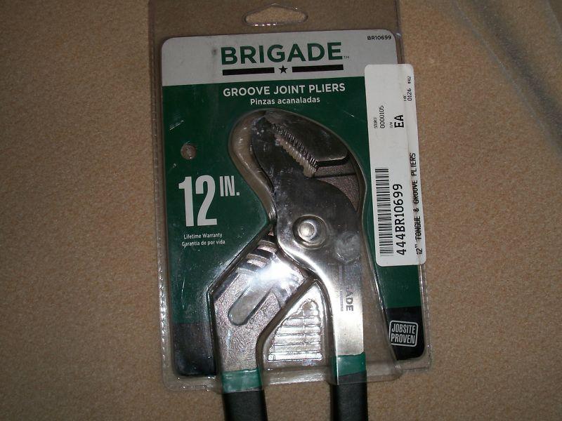 Brigade 8" groove joint pliers br10698 - free shipping