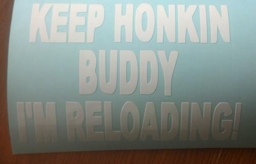 Gun related vinyl decal sticker chevy ford dodge