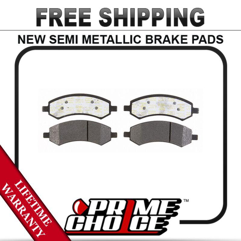 Purchase FRONT SEMI METALLIC DISC BRAKE PAD KIT FULL SET WITH LIFETIME