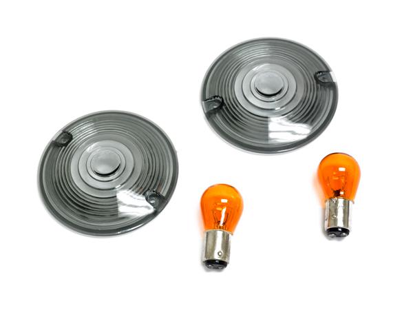 Smoke turn signal lens lenses for 1986-2012 harley davidson electra glides