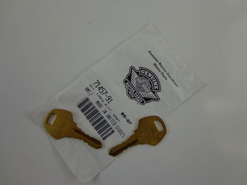 Harley davidson 2-key set 71457-91 0117