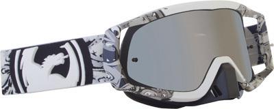 Dragon vendetta dvice dap ionized goggles mx offroad atv utv snowmobile white 