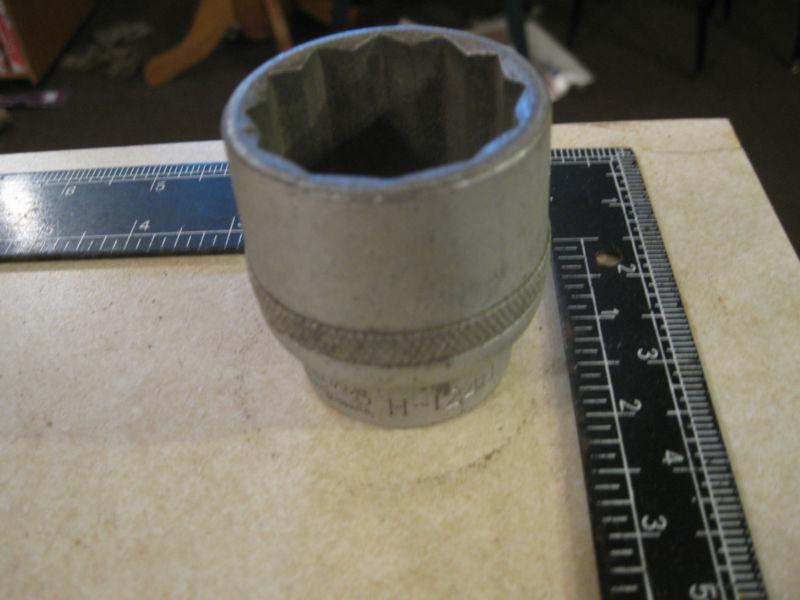 Williams 3/4 drv chrome 12 pt shallow socket  1-1/2 sae