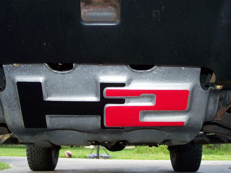 Hummer h2 skid plate overlay decal**choose colors**l@@k 